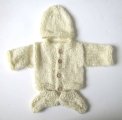 KSS Greenish Acrylic Soft Sweater/Jacket Set (2-5 Months)