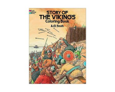 Story of the Vikings Coloring Book by A. G. Smith