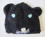 KSS Black Cat Beanie13 - 15" (3 - 6 Months)