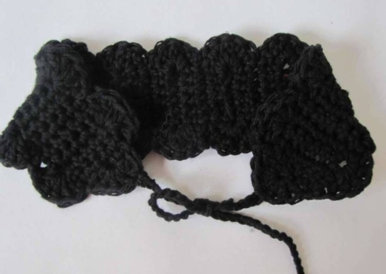 KSS Black Headband with Buttons 15 - 17