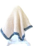 KSS Baby Blanket in Natural Colors 28x28" Newborn and up