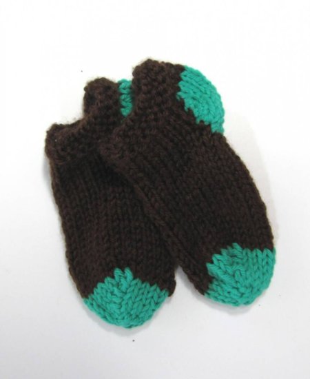 KSS Brown Knitted Sock 2T - Click Image to Close