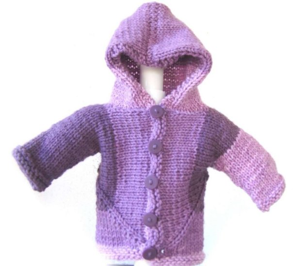KSS Purple Hooded Sweater/Jacket 6 Months - Click Image to Close