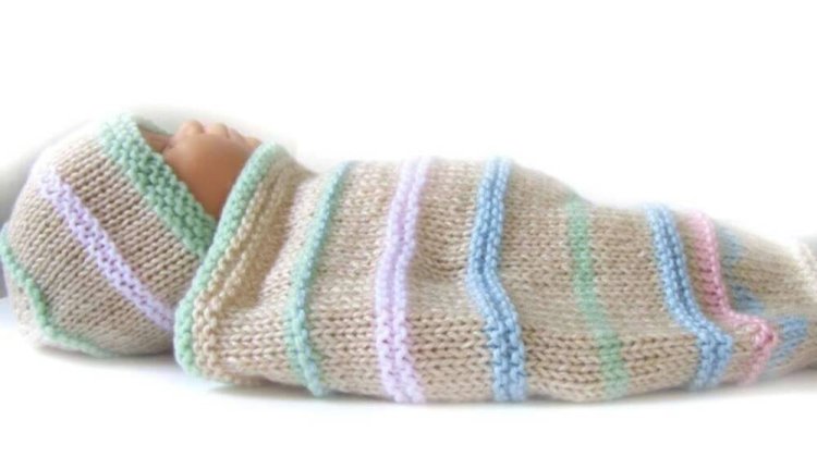KSS Wheat Pastel Baby Cocoon with a Hat 0 - 3 Months BB-008