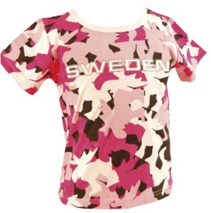 Ola Nesje T-shirt Red Camo Pattern 160cm/ 12 - 14 Years 82216