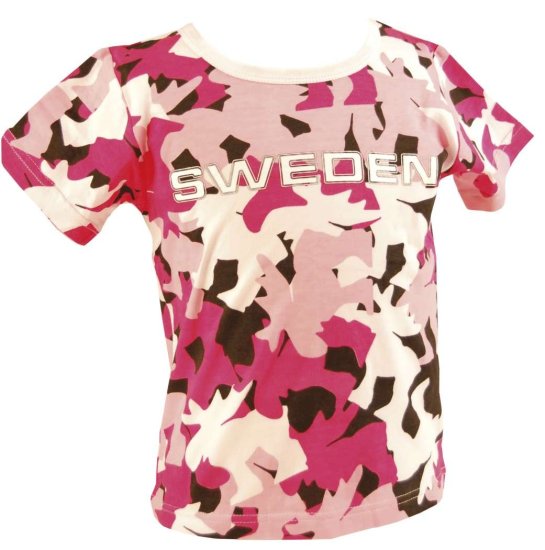 Ola Nesje T-shirt Red Camo Pattern 160cm/ 12 - 14 Years 82216