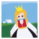 Blafre Greeting Card Princess Blonde