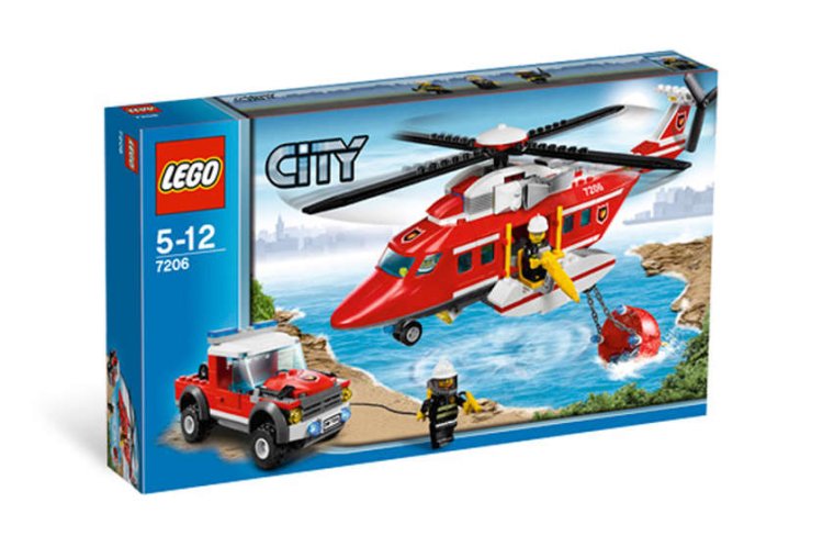 LEGO City Fire Helicopter - Click Image to Close