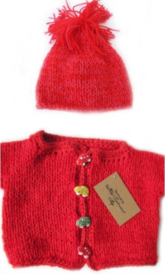 KSS Heavy Red Sweater/Cardigan (12 Months)