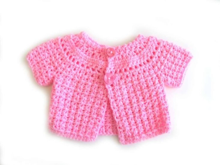 KSS Bright Neon Pink Baby Sweater (3 Months) - Click Image to Close