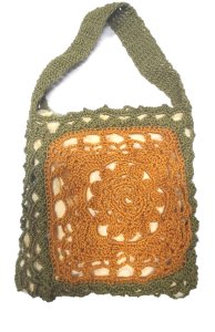 KSS Handmade Kids/Adults Lined Crochet Sling Bag TO-087