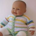 KSS Pastel Sweater/Cardigan with Diaper Cover 9 Months
