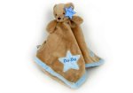 Teddykompaniet Da-Da Blanky Bear Blue (Snuttefilt)