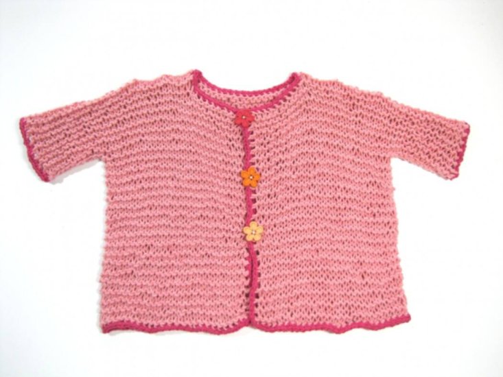 KSS Pink Colored Knitted Sweater 2 Years/3T - Click Image to Close