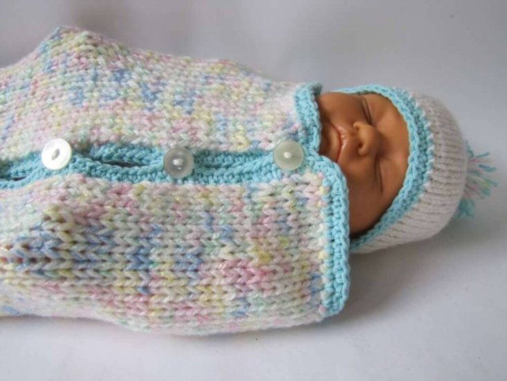 KSS Unisex Pastel Baby Bag with a Hat 0 - 6 Months BB-003 - Click Image to Close