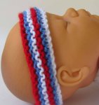 KSS Red, White and Blue Headband 12"