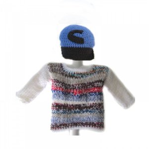 KSS Free Form Knitted Sweater & Cap (18 Months)