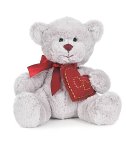 Teddykompaniet Elvin the Grey Valentine Teddybear 10" 2262