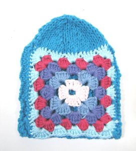 KSS Blue Granny Cotton Hat 13" (3 Months)