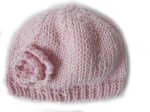 KSS Light Pink Cotton Knitted Cap 13-15" (Baby)