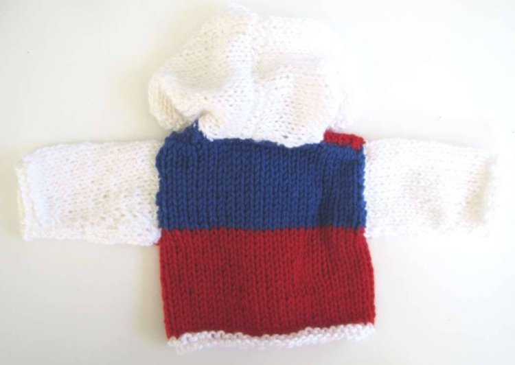 KSS Red, Blue and White Hooded Sweater/Jacket 3 Months
