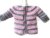 KSS Striped Grey/Pink Baby Sweater/Cardigan (6 Months)