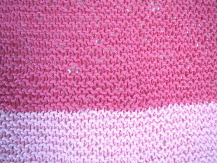 KSS Baby Pink Colors Cotton Blanket 28" x 17"Newborn and up - Click Image to Close