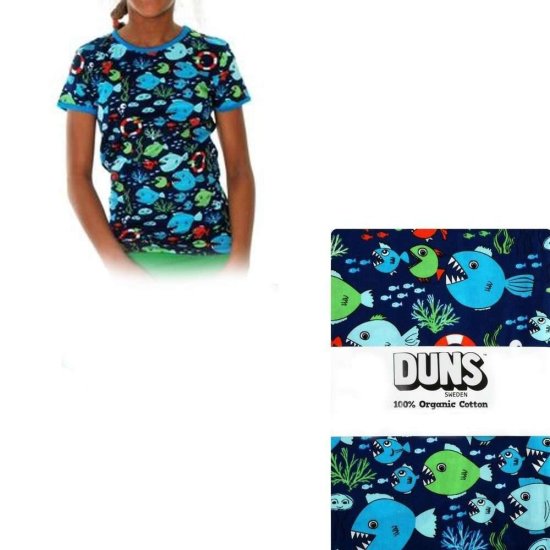 DUNS Organic Cotton Under the Sea Short Sleeve Top - Click Image to Close