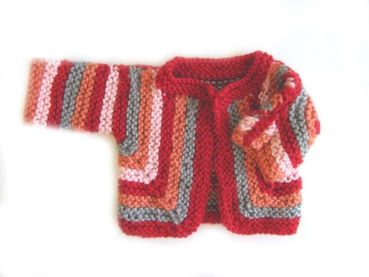 KSS Strawberry Patch Sweater/Cardigan (3 Months) - Click Image to Close