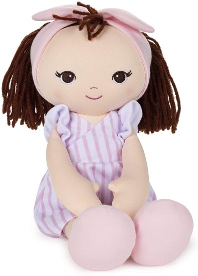 GUND Toddler Doll, Pink Dress 8" 6056019