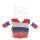 KSS V-neck Blue and Red Pullover Sweater & Hat (18 Months) SW-825