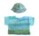 KSS Cotton Turquoise Short Sleeve Toddler Sweater Vest (2 Years)