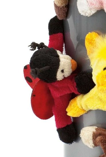 Teddykompaniet 4" Animals with Magnets Ladybug 1325 - Click Image to Close
