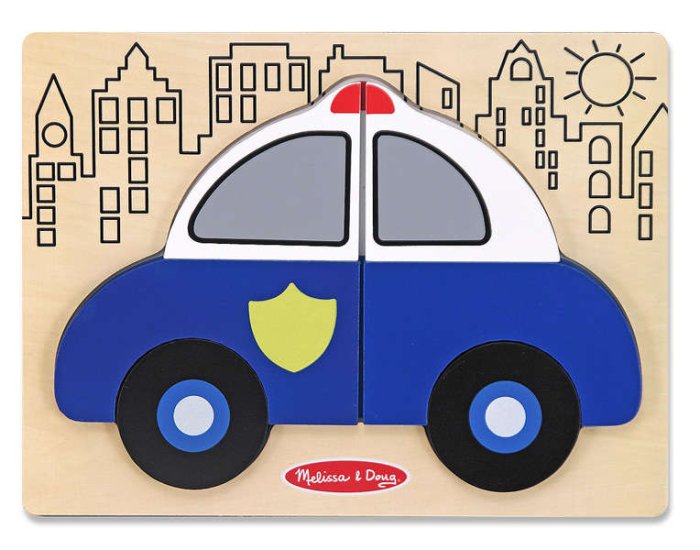 Melissa & Doug My First Chunky Police Car Puzzle