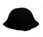 KSS Black Crocheted Sun Hat 15" (1 Years) HA-811