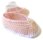 KSS Pink/Yellow Crocheted Booties (3 - 6 Months) BO-072