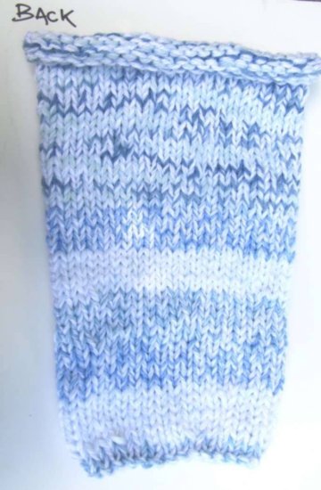 KSS Light Blue/White Heavy Baby Cocoon with a Hat 0 - 3 Months