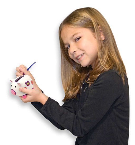 Melissa & Doug Piggy Bank - Decorate Your Own 3108