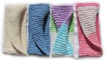 KSS Blue Knitted Cotton Infinity Headband 14-16" HB-157