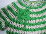 KSS Four Leaf Clover Crocheted Cotton Dress 12 Months