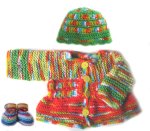 KSS Citrus Knitted Sweater/Jacket Set (9 Months) KSS-SW-516-EBK