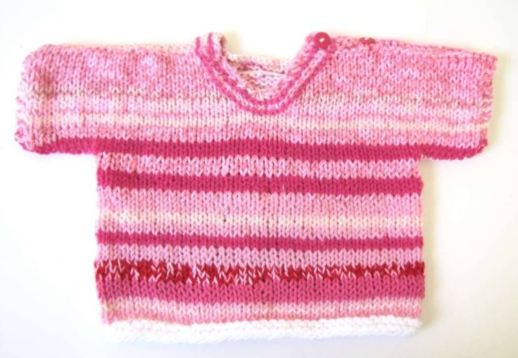 KSS Pink/White Striped Toddler Sweater Vest (3 Years) SALE! - Click Image to Close
