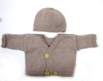 KSS Earth Colored Wrap Sweater/Jacket (12 Months) SW-867