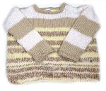 KSS Beige/Brown Colored Soft Pullover Sweater (8-10Years) SW-1076