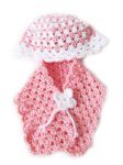 KSS Pink Crocheted Hat and Scarf Set 17-18" (2 - 3 Years)