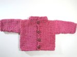 KSS The Pink Heavy Baby Sweater/Jacket (6-9 Months) SW-726
