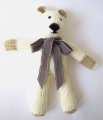 KSS Offwhite Knitted Teddy Bear 10" long TO-017