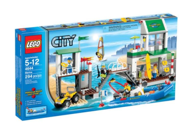 LEGO City Harbour Marina 4644 - Click Image to Close
