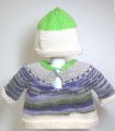 KSS Colorful Pullover Sweater with a Hat (6 Months) SW-641