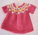 KSS Dark Pink Knitted Dress 12 Months